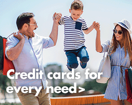 Credit cards for every need. Click to apply.