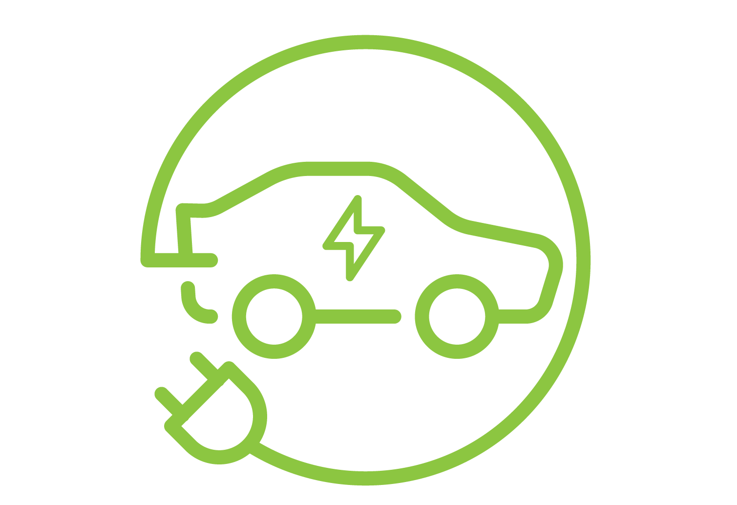 Electric Vehicle Icon