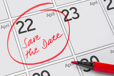 Calendar save the date