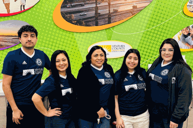 VCCU team with VCFC shirts